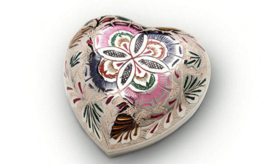 Messing "Keepsake" hart