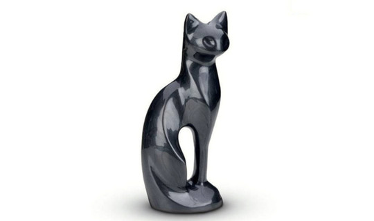 Messing dierenurn "kat"